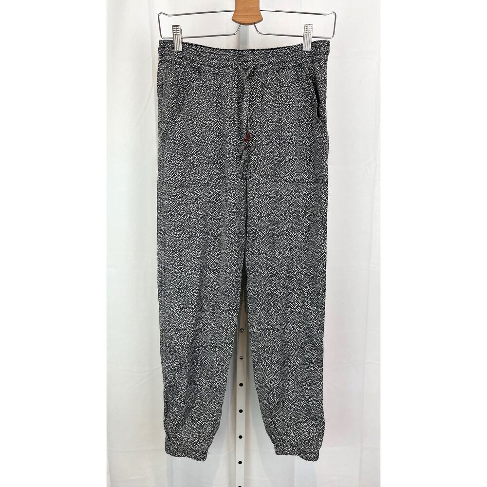 By ANTHROPOLOGIE Size XS Orana Pebble Printed Jogger Pants Pull On Gray White